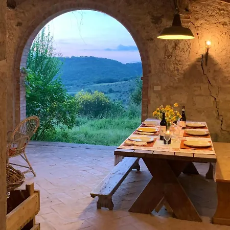 Podere Fontebernardi Casa Con Vista Su * Pienza